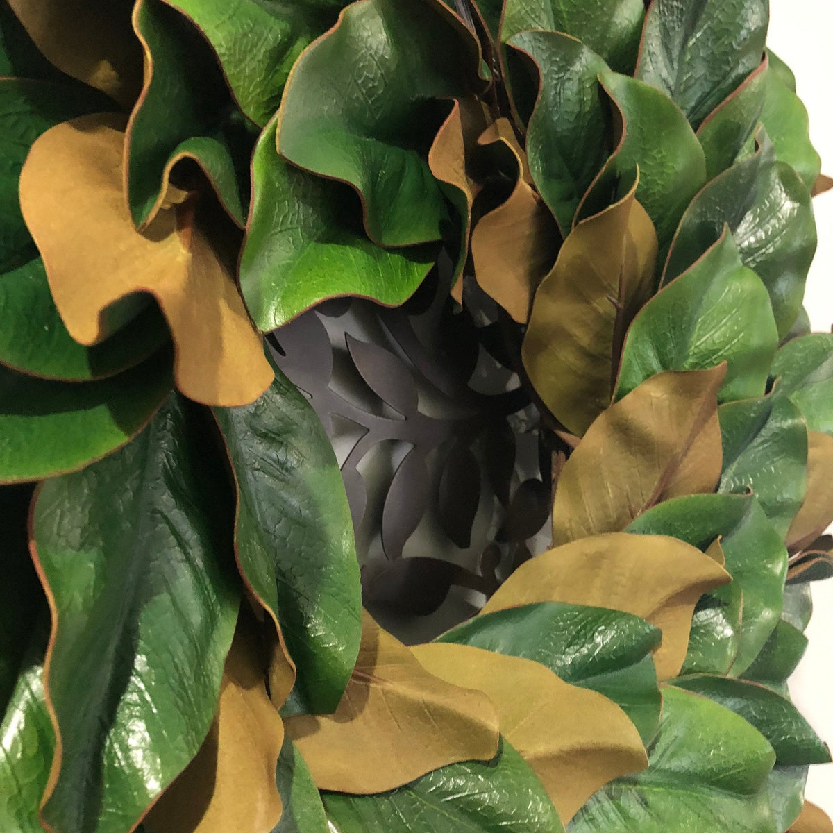 Magnolia Front Door Wreath, Year-Round Farmhouse Decor