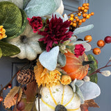 Handcrafted Autumn Rustic Fall Wreath