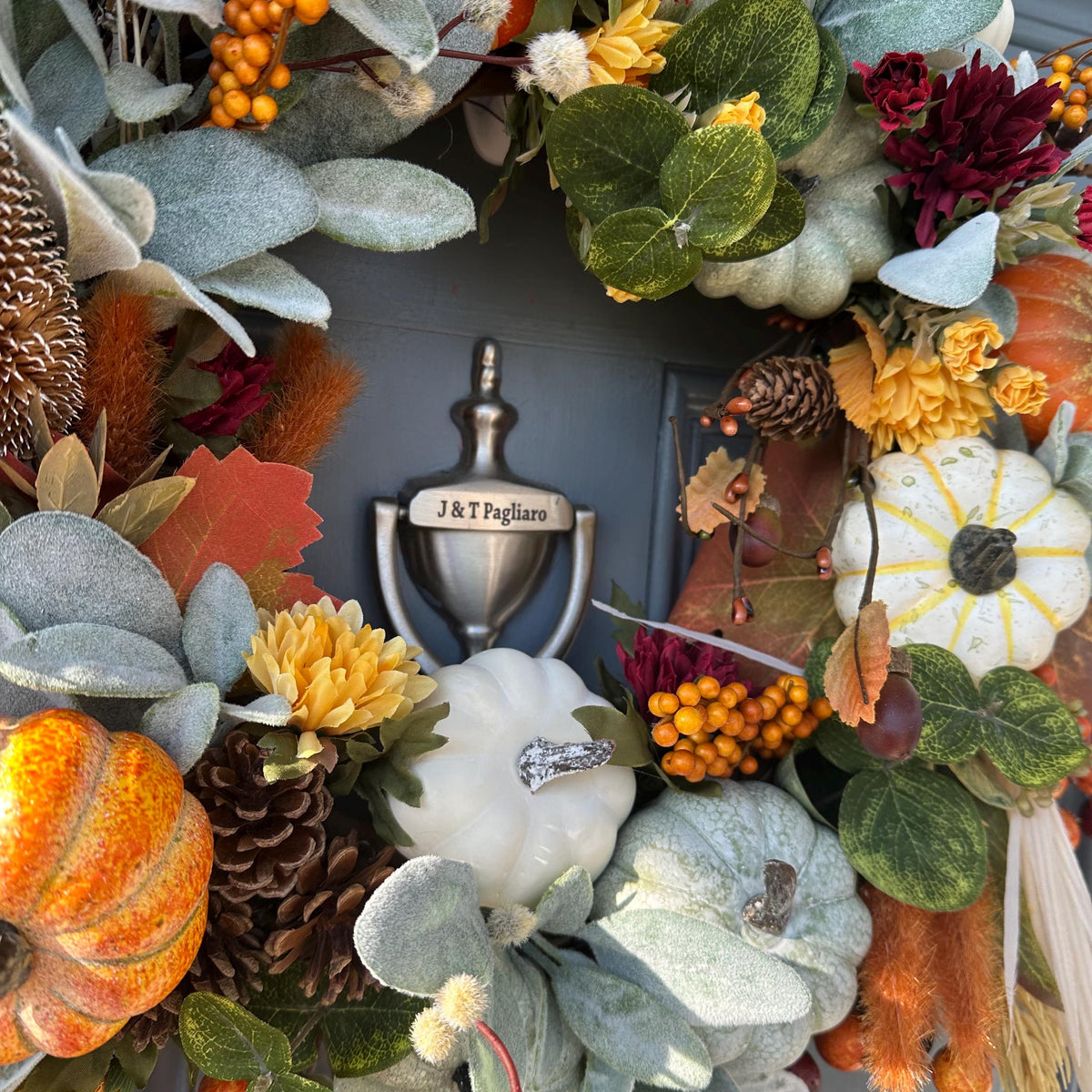 Handcrafted Autumn Rustic Fall Wreath