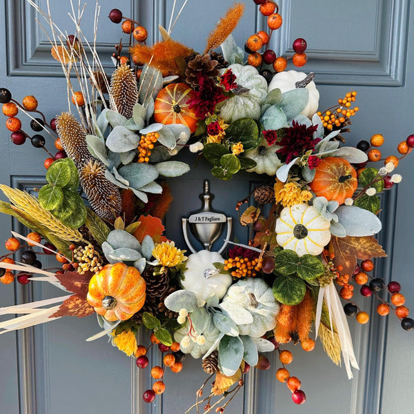 Handcrafted Autumn Rustic Fall Wreath