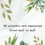 Handmade Eucalyptus Wreath, Year-Round Cottage Door Decor