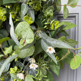Handmade Eucalyptus Wreath, Year-Round Cottage Door Decor