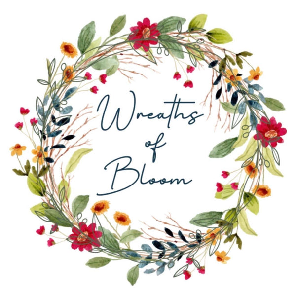 Patriotic Floral Wreath, Red White Blue, Summer Door Decor