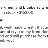 Blueberry Eucalyptus Wreath, Year-Round Front Door Decor