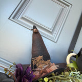 Handmade Halloween Witch Wreath | Halloween Decor | Witch Hat | Summerween | Rustic Farmhouse | Ouji board | Primitive Wreath | 24”x 40”