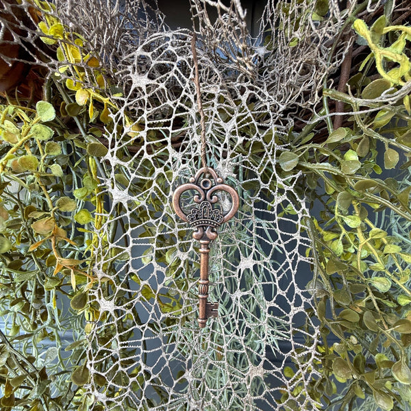 Handmade Halloween Witch Wreath | Halloween Decor | Witch Hat | Summerween | Rustic Farmhouse | Ouji board | Primitive Wreath | 24”x 40”