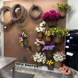 Rustic Fall Hydrangea Wreath, Thanksgiving Front Door Decor