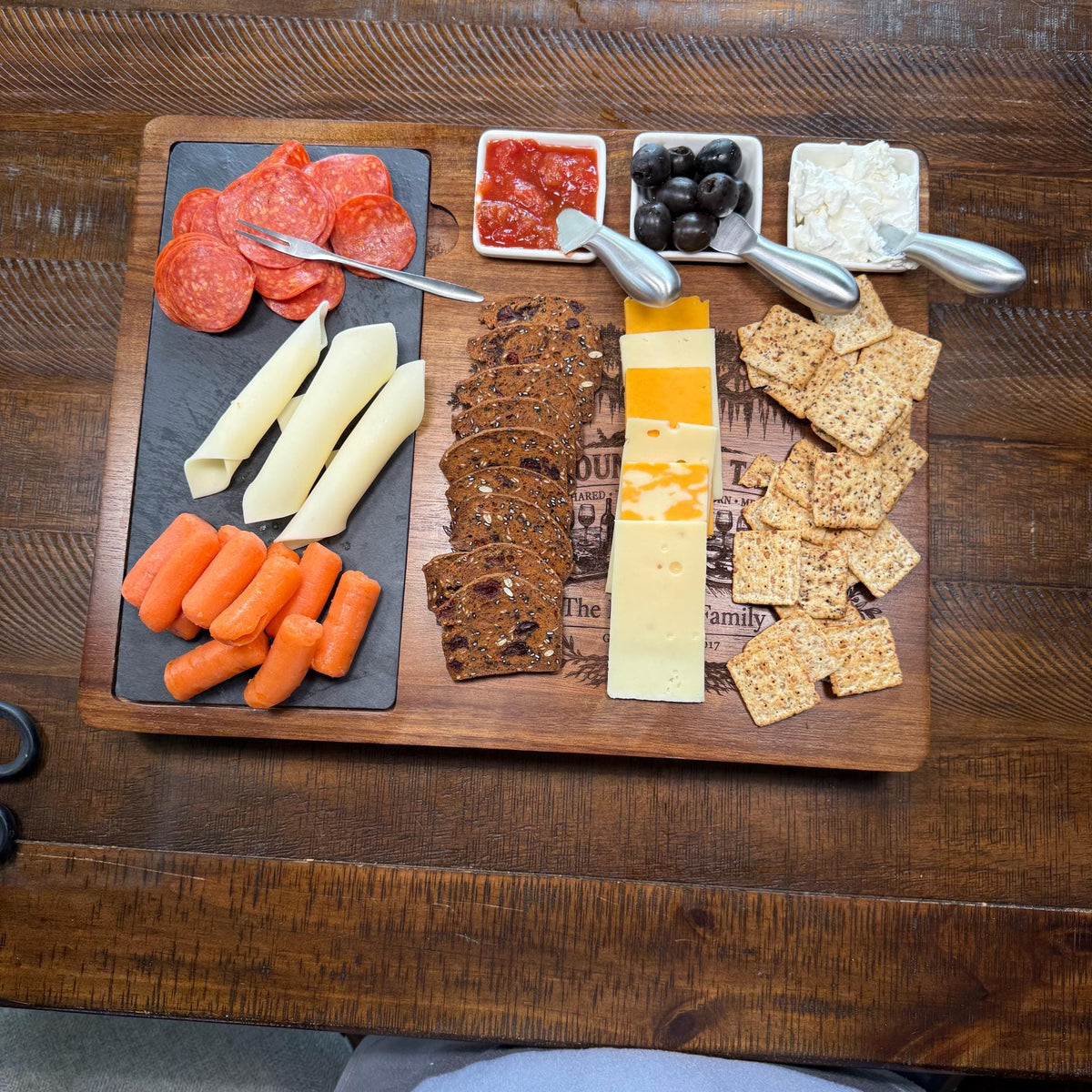 Personalized Charcuterie Board | Cheese and Cracker Tray | Hostess Gifts | Wedding Gift | Customized Housewarming Gift