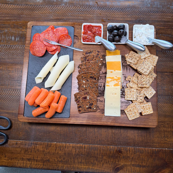 Personalized Charcuterie Board | Cheese and Cracker Tray | Hostess Gifts | Wedding Gift | Customized Housewarming Gift