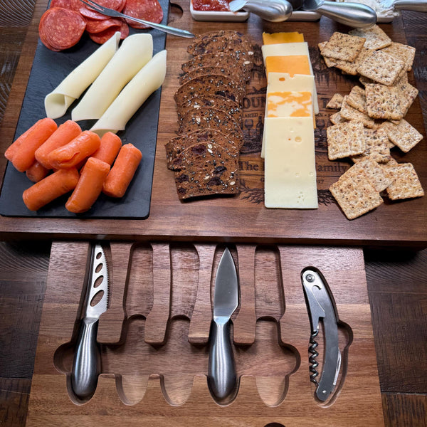 Personalized Charcuterie Board | Cheese and Cracker Tray | Hostess Gifts | Wedding Gift | Customized Housewarming Gift