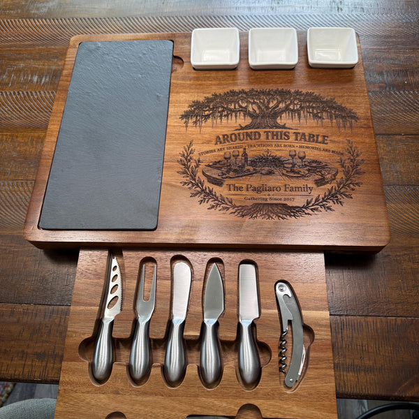 Personalized Charcuterie Board | Cheese and Cracker Tray | Hostess Gifts | Wedding Gift | Customized Housewarming Gift