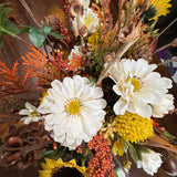 Fall flower arrangement with personalization | Thanksgiving floral centerpiece | Thank you bouquet | Hostess gift