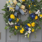 Lemon and Blueberry Wreath