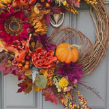 Fall Front Door Wreath