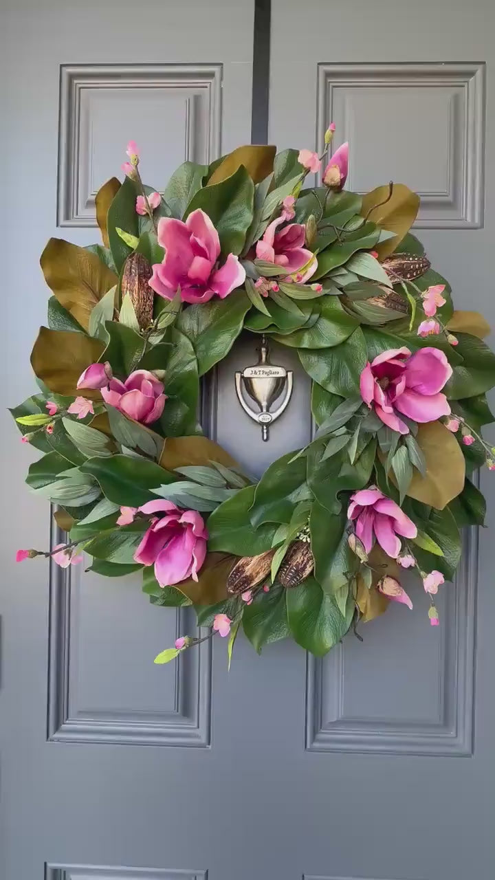 Magnolia Front Door Wreath