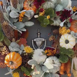 Handmade Fall Front Door Wreath | Rustic Farmhouse Decor