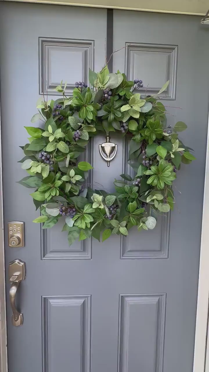 Blueberry Eucalyptus Wreath